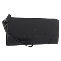 エム・シー・エム MCM 長財布 レザー ブラック シルバー MYLDATA04 レディース SW2293V