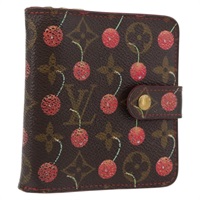 ルイ・ヴィトン LOUIS VUITTON コンパクトジップ 二つ折り財布 モノグラム チェリー M95005 レディース 171207A