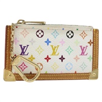 ルイ・ヴィトン LOUIS VUITTON ポシェット・クレ コインケース モノグラム・マルチカラー ホワイト M92655 レディース BAZ268A