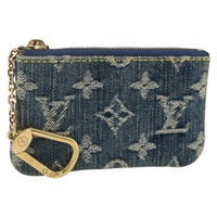 ルイ・ヴィトン LOUIS VUITTON ポシェット・クレ コインケース モノグラムデニム ブルー M95343 レディース BAZ468A