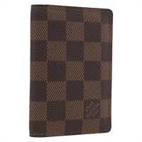 ルイ・ヴィトン LOUIS VUITTON オーガナイザードゥポッシュ カードケース ダミエ エベヌ N61721 レディース BSZ456A