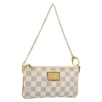 ルイ・ヴィトン LOUIS VUITTON ポシェットミラMM アクセサリーポーチ ダミエ アズール N60027 レディース bs34317A