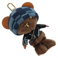 ルイ・ヴィトン LOUIS VUITTON バッグチャーム ベア レザー ブラウン M03206 レディース YKZ811SAM