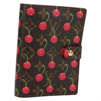 ルイ・ヴィトン LOUIS VUITTON アジェンダPM 手帳カバー モノグラムチェリー レッド R21023 レディース YKZ480SM