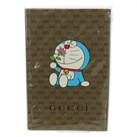 グッチ GUCCI 手帳 GGスプリーム ノート ドラえもんコラボ PVC ベージュ レディース YKZ613M
