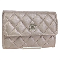 シャネル CHANEL 財布 ラムスキン ピンク レディース 167177SAM