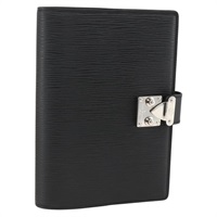 ルイ・ヴィトン LOUIS VUITTON クヴェルテュール・カルネポール 手帳カバー エピ ブラック SN5107 レディース BA11967V