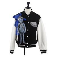 ルイ・ヴィトン LOUIS VUITTON パペットベースボールジャケット 上着 ウール ブラック 1A8PML レディース BAZ826SM