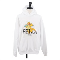 フェンディ FENDI 長袖Ｔシャツ FENDI x FRGMT x POKMON パーカー カイリュウ コットン M ホワイト レディース 167161SM