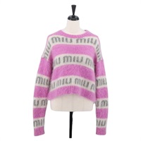 ミュウ ミュウ Miu Miu 上着 ニット トレーナー モヘア ピンク レディース AMZ554SAM