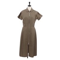 エルメス HERMES シャツ グラントゥラララ　ワンピース コットン ベージュ 3H0544DH レディース BAZ827M