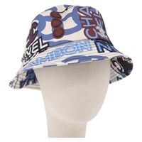 シャネル CHANEL ハット コットン ホワイト レディース YKZ930M