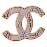シャネル CHANEL ブローチ ココマーク メタル ピンク レディース BAZ665SAM