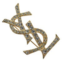 サンローラン SAINT LAURENT ブローチ メタル ゴールドトーン レディース YKZ403M