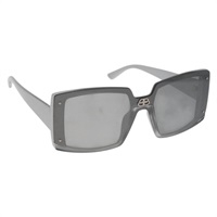 バレンシアガ BALENCIAGA サングラス プラスチック シルバー BB0081S レディース BA12014M