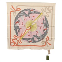 グッチ GUCCI スカーフ シルク アイボリー 712854 レディース SW2299M