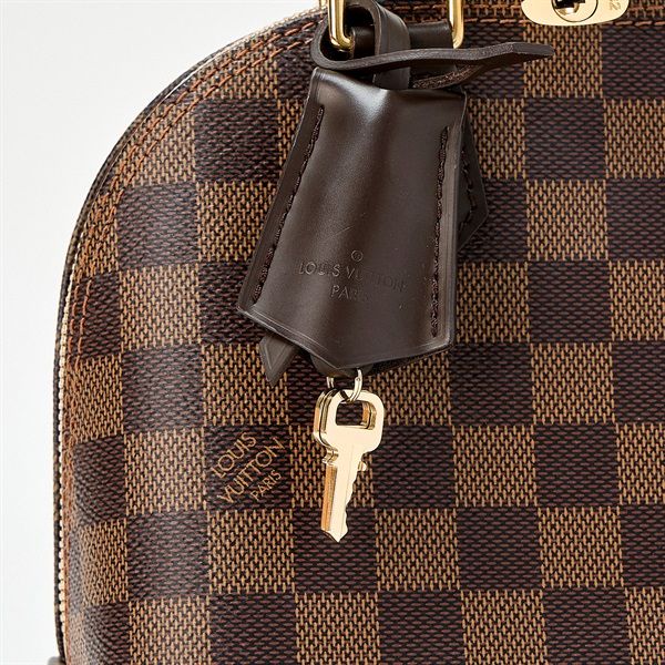 LOUIS VUITTON アルマ ダミエ BB ハンドバッグ N41221  ブラウン レザー PVCの画像5