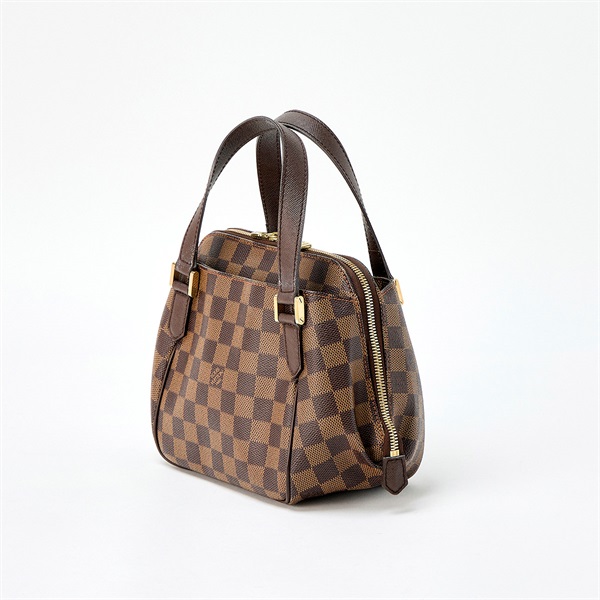 LOUIS VUITTON ベレム ダミエ PM ハンドバッグ N51173  ブラウン ゴールド PVC レザーの画像1