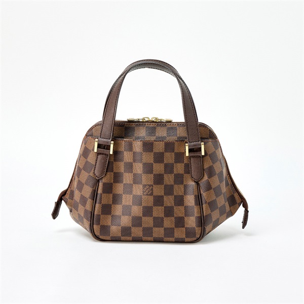 LOUIS VUITTON ベレム ダミエ PM ハンドバッグ N51173 ブラウン ゴールド PVCの画像2