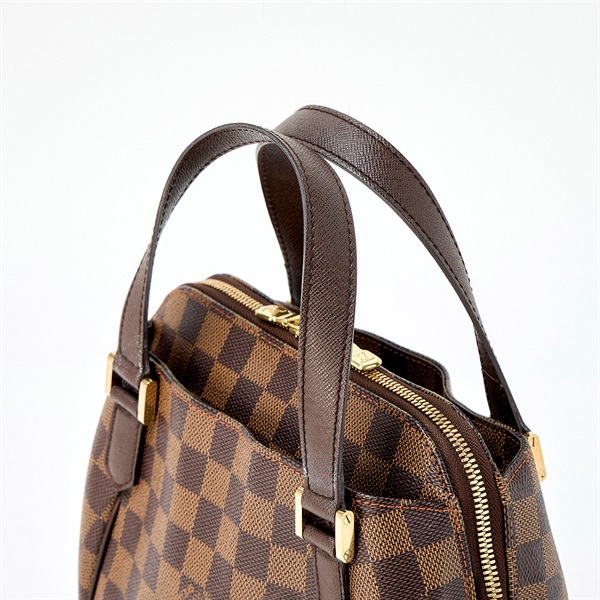 LOUIS VUITTON ベレム ダミエ PM ハンドバッグ N51173 ブラウン ゴールド PVCの画像3