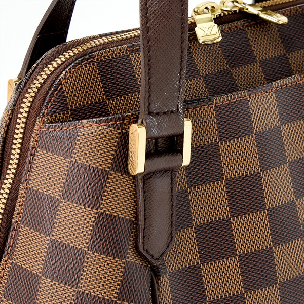 LOUIS VUITTON ベレム ダミエ PM ハンドバッグ N51173  ブラウン ゴールド PVC レザーの画像4