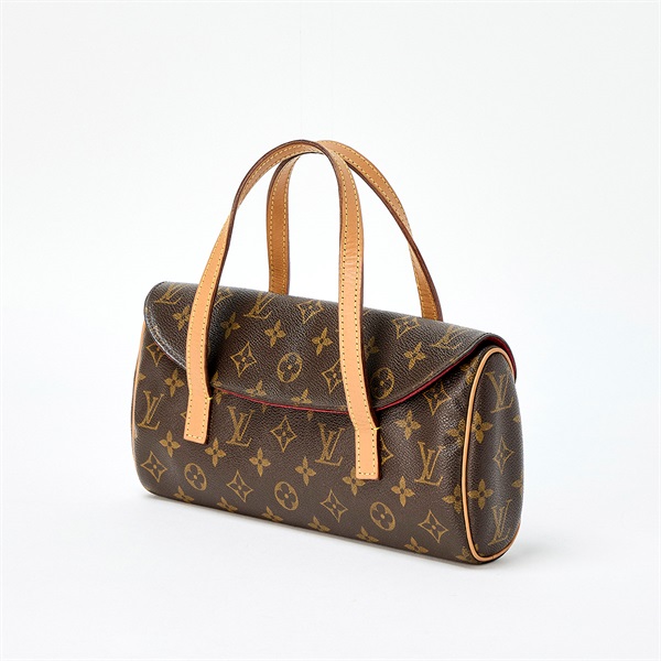 LOUIS VUITTON ソナチネ モノグラム ハンドバッグ M51902 ブラウン PVC レザーの画像1