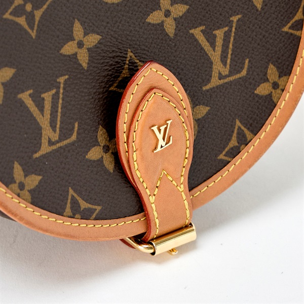 LOUIS VUITTON タンブラン モノグラム ショルダーバッグ M44860  ブラウン ゴールド PVC レザーの画像3