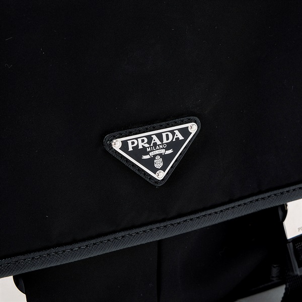 PRADA ショルダーバッグ 2VD768 ブラック テスート サフィアーノの画像4