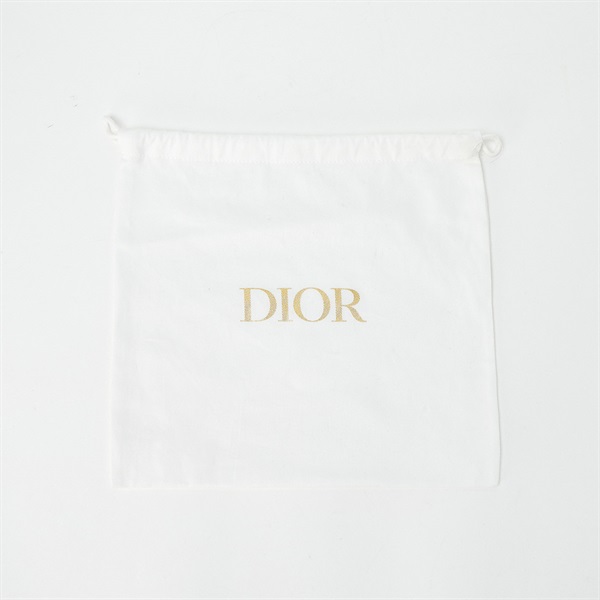 Christian Dior ボビー ポーチ ブラック ゴールド レザーの画像9