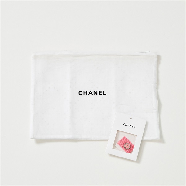 CHANEL ココマーク ニット 38 ピンク コットン ポリエステルの画像3