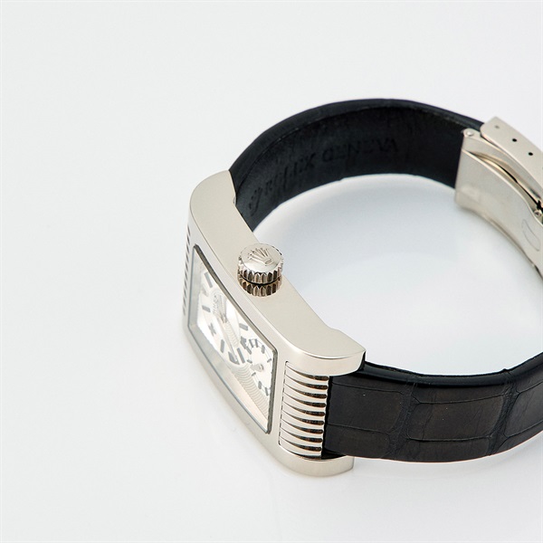 ROLEX チェリーニ プリンス 1293569 手巻き 腕時計 27MM シルバー文字盤 シルバー WG レザー D番の画像2