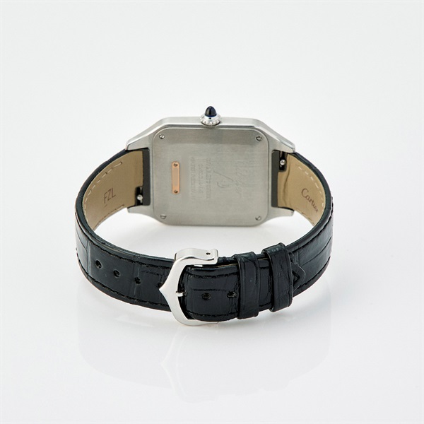 Cartier サントスデュモン W2SA0011 クオーツ 腕時計 LM シルバー文字盤 シルバー ピンクゴールド SS PGの画像3