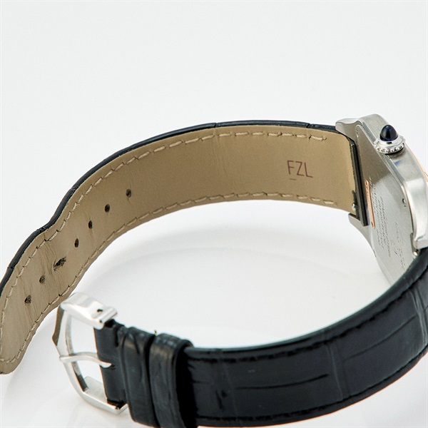 Cartier サントスデュモン W2SA0011 クオーツ 腕時計 LM シルバー文字盤 シルバー ピンクゴールド SS PGの画像5