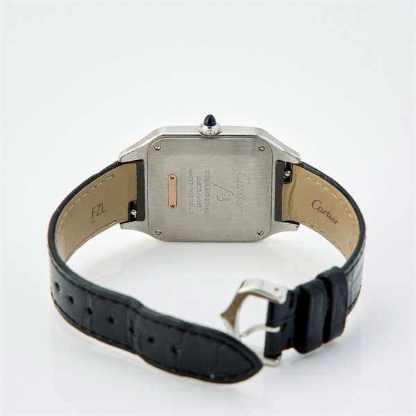 Cartier サントスデュモン W2SA0011 クオーツ 腕時計 LM シルバー文字盤 シルバー ピンクゴールド SS PGの画像6
