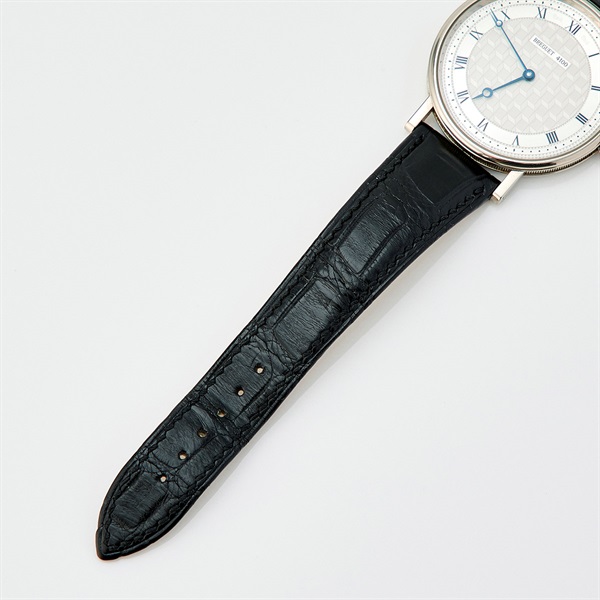 Breguet クラシックアールデコ 5967BB/11/9W6 手巻き 腕時計 41MM シルバー文字盤 シルバー ブラック WG クロコの画像5