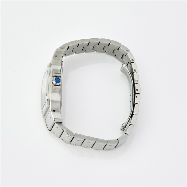Cartier サントス ガルベ W20098D6 自動巻き 腕時計 XL シルバー文字盤 シルバー SSの画像1