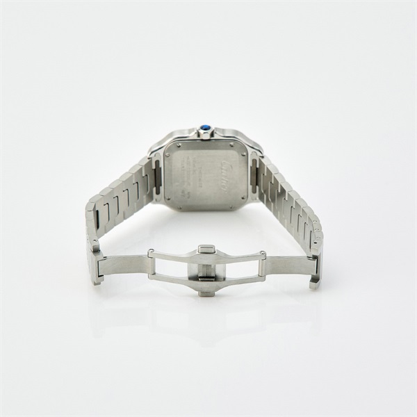 Cartier サントス ドゥ カルティエ WSSA0029  自動巻き 腕時計 MM シルバー文字盤 シルバー SSの画像4