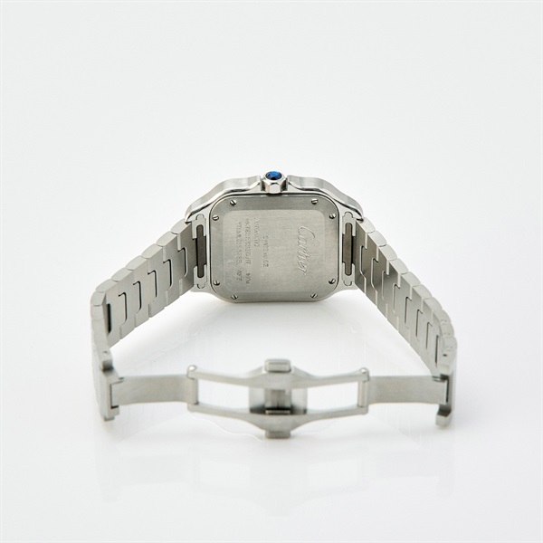 Cartier サントス ドゥ カルティエ WSSA0029  自動巻き 腕時計 MM シルバー文字盤 シルバー SSの画像5
