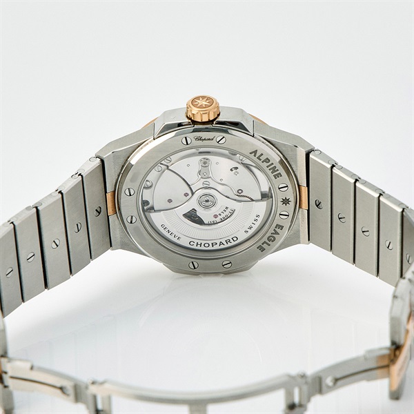 Chopard アルパインイーグル 298600-6001 自動巻き 腕時計 41MM グレー文字盤 シルバー ゴールド グレー SS RGの画像5