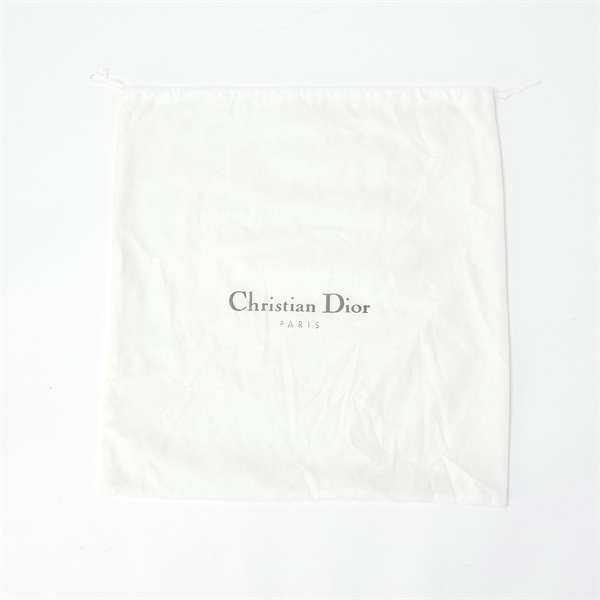 Christian Dior ストリートシック ショルダーバッグ ネイビー ブラウン ゴールド デニム クロコダイルの画像8