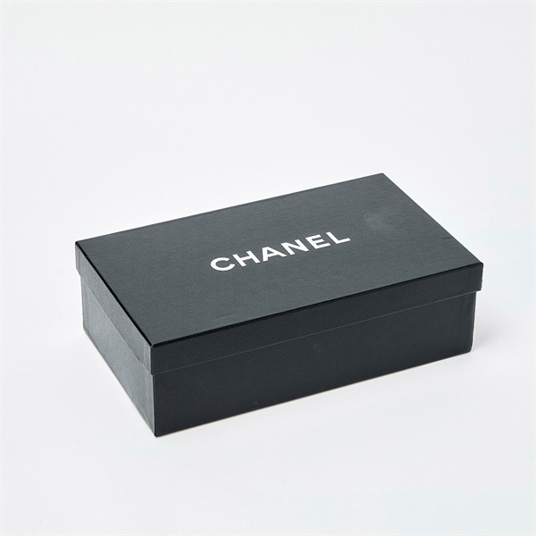 CHANEL パンプス 36C G02819 ブラック ホワイト ツイード レザーの画像8