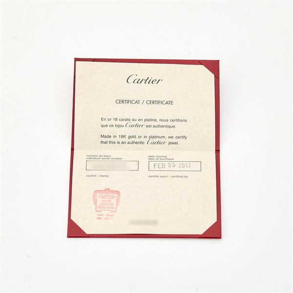 Cartier ダムール ブレスレット ピンクゴールド ピンク 750PG ピンクサファイアの画像3