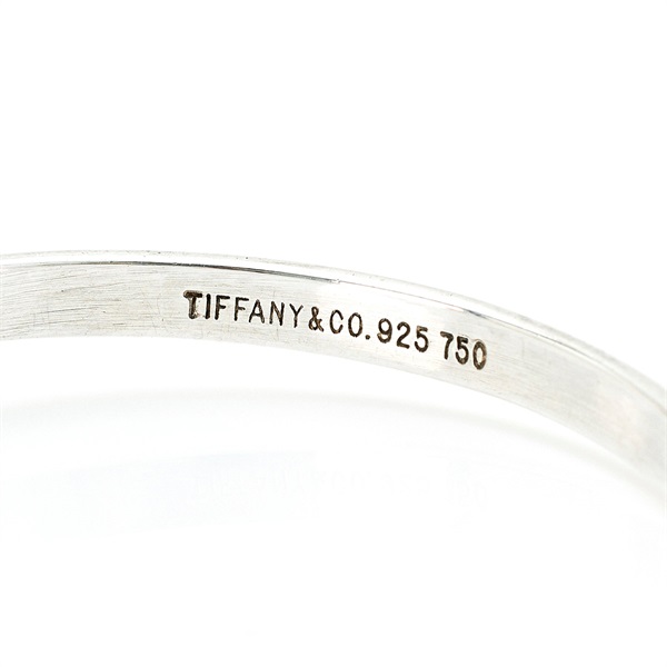 TIFFANY & Co. バングル シルバー 925 750YGの画像2