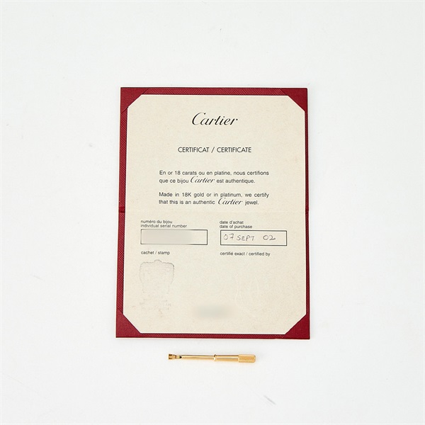 Cartier ラブ ブレスレット  ゴールド 750YGの画像4