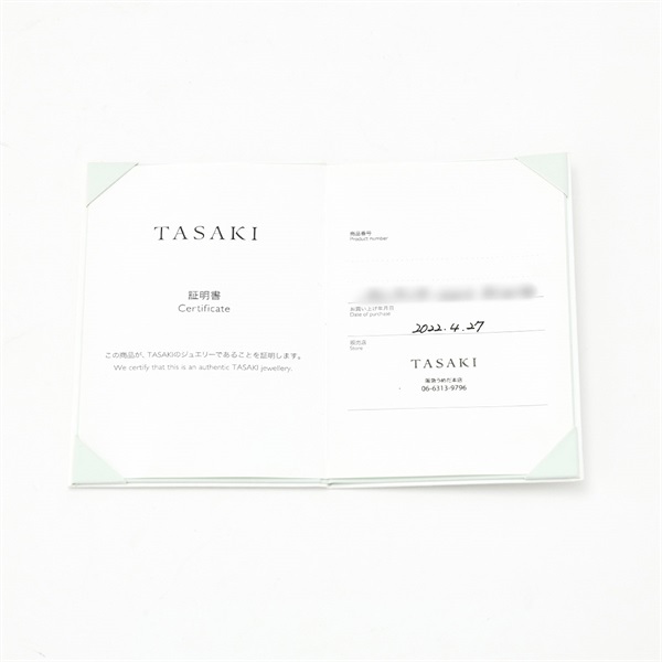 TASAKI M/G ピアス ゴールド ホワイト 750YG パールの画像2