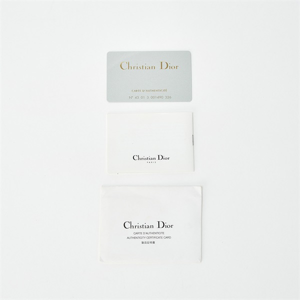 Christian Dior ダブルサドル トロッター ショルダーバッグ カーキ ゴールド キャンバス レザーの画像8