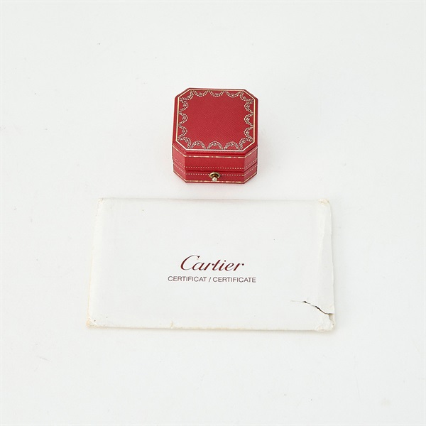 Cartier トリニティ リング 52 ゴールド 750YGの画像4