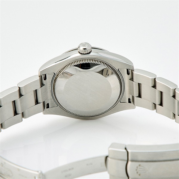 ROLEX オイスターパーペチュアル 177200 自動巻き 腕時計 31MM ホワイト文字盤 シルバー SSの画像5