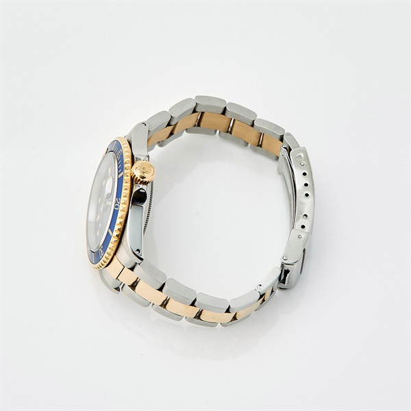 ROLEX サブマリーナ 16613 自動巻き 腕時計 40MM バイオレット文字盤 ゴールド ブルー SS YG L番の画像1