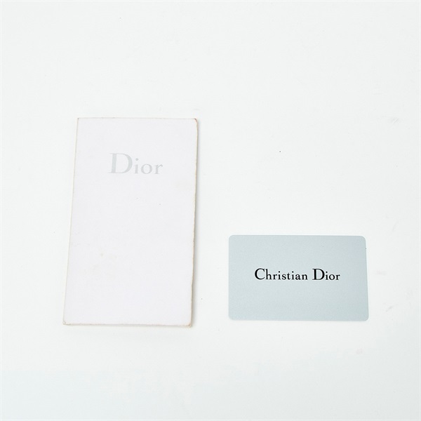 Christian Dior レディディオール ラージ ハンドバッグ ブラック ゴールド ラムスキンの画像7